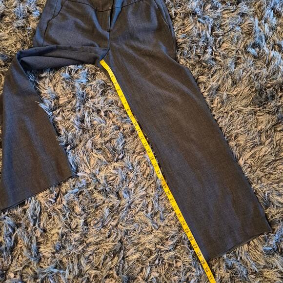 Sandro Paris Grey Low-Rise Flare Trousers - Picture 8 of 8